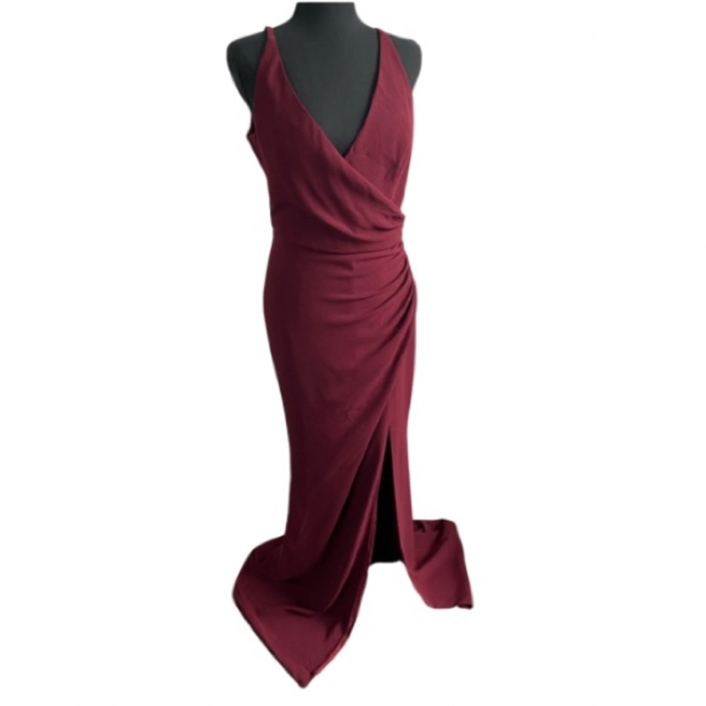 ‼️Dress The Population Formal Dress In Maroon